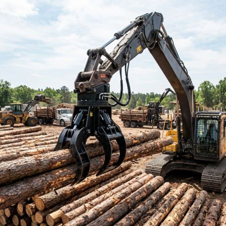 Hydraulic Log Timber Grab