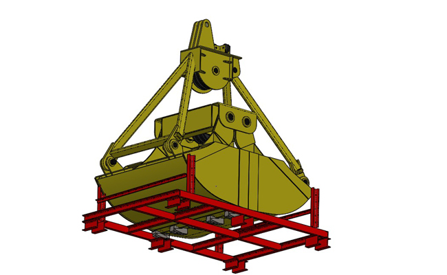 Two-Rope Mechanical Clamshell Grabs