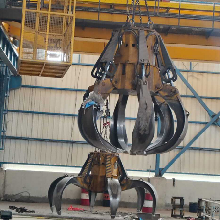 orange peel grabs buckets