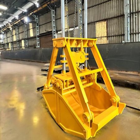 single-rope clamshell bucket