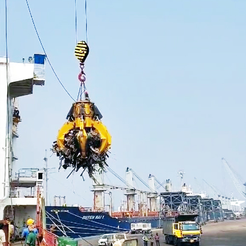 grab bucket for ship crane by apr bright industries