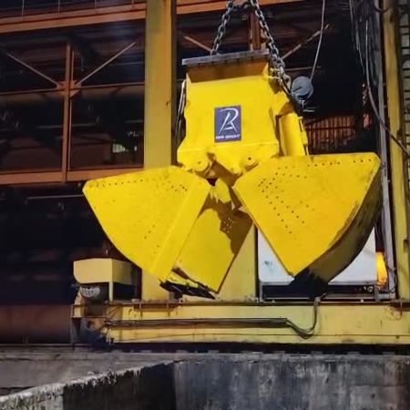 Maco Corporation: Designed and commissioned high-performance Electro-Hydraulic Grab Buckets featuring 100% Waterproof Engineering
